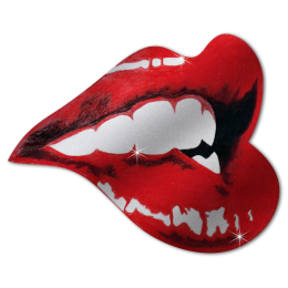 Temptation Red Lip Printable Heat Transfer